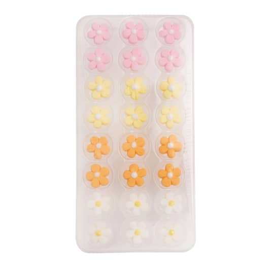 Sweet Tooth Fairy&#xAE; Pastel Floral Bloom Icing Decorations, 24ct.